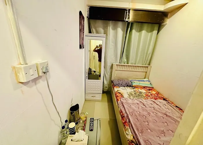 Couples Room With Window Smart Tv Fridge